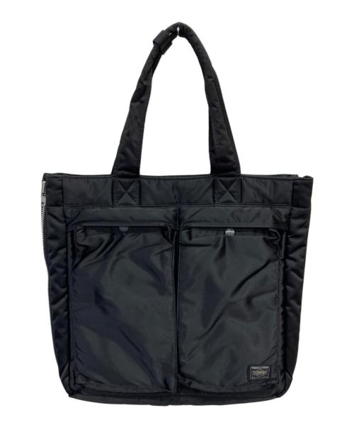 PORTER（ポーター）PORTER (ポーター) TANKER 2WAY TOTE BAG ブラックの古着・服飾アイテム