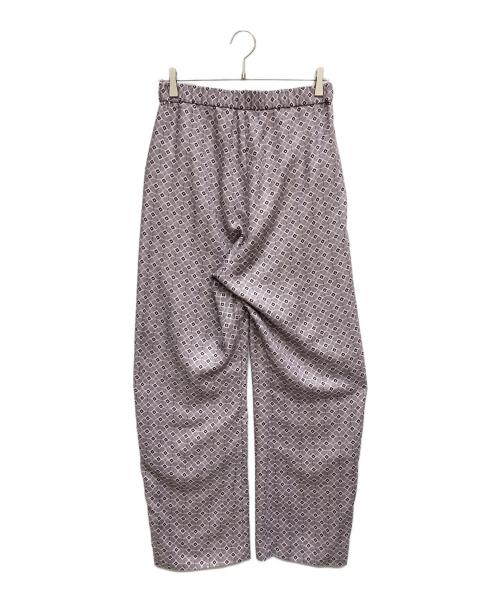 6(ROKU) BEAUTY&YOUTH（ロク ビューティーアンドユース）6(ROKU) BEAUTY&YOUTH (ロク ビューティーアンドユース) SQUARE LINE PANTS ピンク サイズ:Mの古着・服飾アイテム