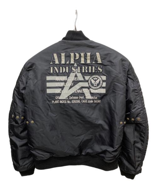 ALPHA（アルファ）ALPHA (アルファ) MA-1 ALVA-1611W ブラック サイズ:Mの古着・服飾アイテム