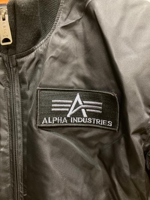 ALPHA（アルファ）ALPHA (アルファ) MA-1 ALVA-1611W ブラック サイズ:Mの古着・服飾アイテム