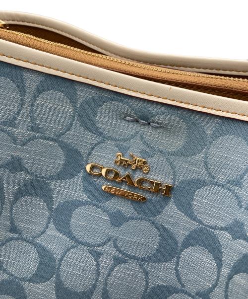 COACH（コーチ）COACH (コーチ) モリーバケットバック ブルーの古着・服飾アイテム