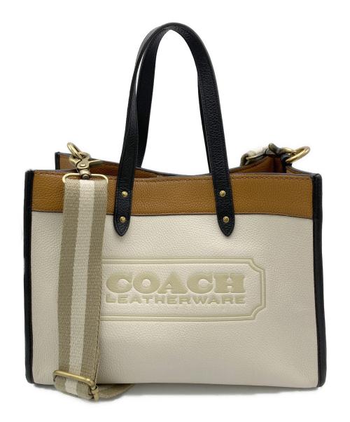 COACH（コーチ）COACH (コーチ) フィールド トート 30 アイボリーの古着・服飾アイテム