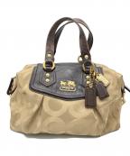 COACHコーチ）の古着「Ashleyサッチェルバッグ」｜ベージュ
