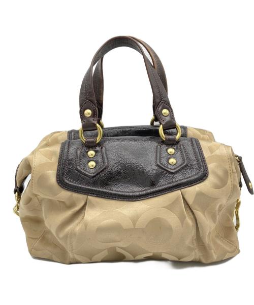 COACH（コーチ）COACH (コーチ) Ashleyサッチェルバッグ ベージュの古着・服飾アイテム