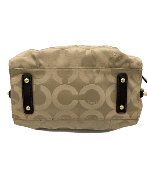 COACH（コーチ）COACH (コーチ) Ashleyサッチェルバッグ ベージュの古着・服飾アイテム