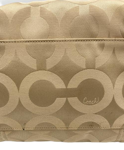COACH（コーチ）COACH (コーチ) Ashleyサッチェルバッグ ベージュの古着・服飾アイテム