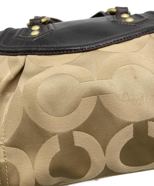COACH（コーチ）COACH (コーチ) Ashleyサッチェルバッグ ベージュの古着・服飾アイテム