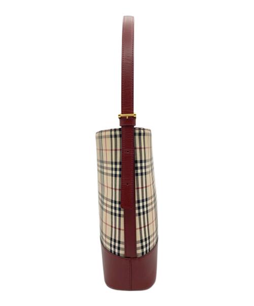 BURBERRY（バーバリー）BURBERRY (バーバリー) ノバチェックワンショルダーバッグ ベージュの古着・服飾アイテム