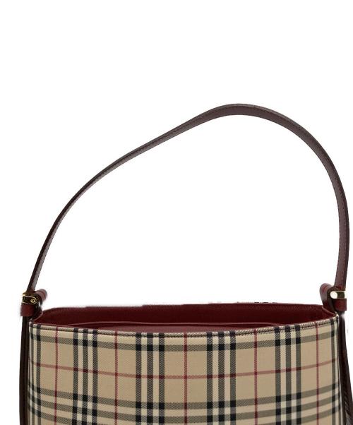 BURBERRY（バーバリー）BURBERRY (バーバリー) ノバチェックワンショルダーバッグ ベージュの古着・服飾アイテム