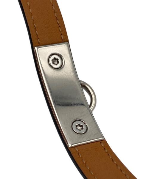 HERMES（エルメス）HERMES (エルメス) リヴァル ドゥブルトゥールブレスレット ブラックの古着・服飾アイテム