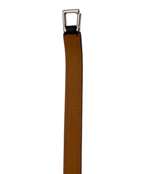 HERMES（エルメス）HERMES (エルメス) リヴァル ドゥブルトゥールブレスレット ブラックの古着・服飾アイテム