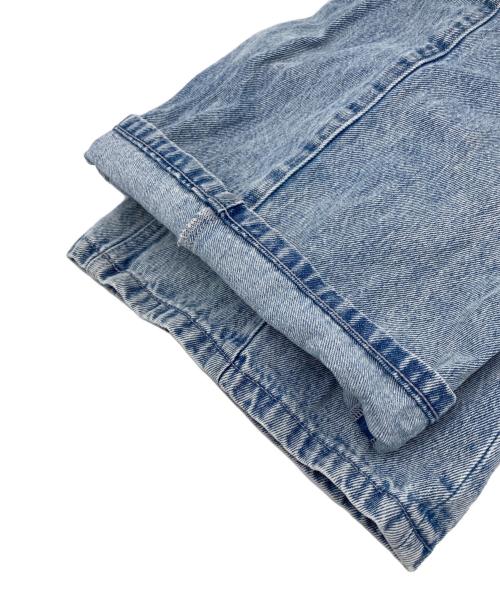 FRAY ID（フレイ アイディー）FRAY ID (フレイ アイディー) カットアウトバレルデニムパンツ ブルー サイズ:FREEの古着・服飾アイテム
