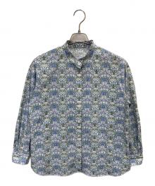 MACKINTOSH LONDON（マッキントッシュ ロンドン）の古着「バイブリーフラワーブラウス」｜ブルー