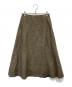 EVERYDAY I LIKE.（エヴリデイ アイ ライク）の古着「Linen Flare Skirt」｜カーキ