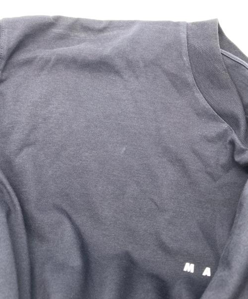 MARNI（マルニ）MARNI (マルニ) クルーネックロゴTシャツ ネイビー サイズ:XLの古着・服飾アイテム
