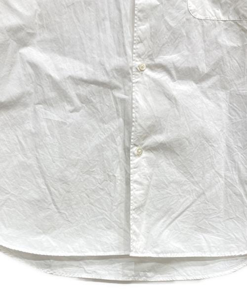 Graphpaper（グラフペーパー）Graphpaper (グラフペーパー) Broad Oversized L/S Band Collar Shirt ホワイト サイズ:FREEの古着・服飾アイテム