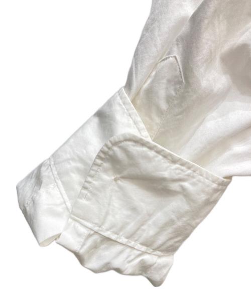 Graphpaper（グラフペーパー）Graphpaper (グラフペーパー) Broad Oversized L/S Band Collar Shirt ホワイト サイズ:FREEの古着・服飾アイテム