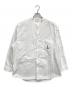 Graphpaper（グラフペーパー）の古着「Broad Oversized L/S Band Collar Shirt」｜ホワイト