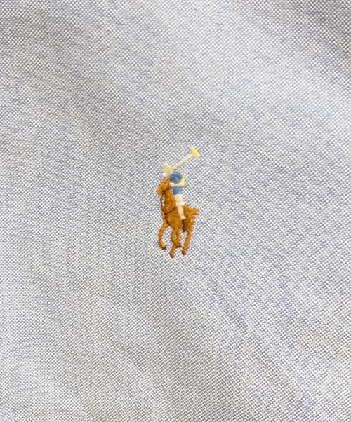 POLO RALPH LAUREN（ポロ・ラルフローレン）POLO RALPH LAUREN (ポロ・ラルフローレン) ボタンダウンシャツ ブルー サイズ:Sの古着・服飾アイテム