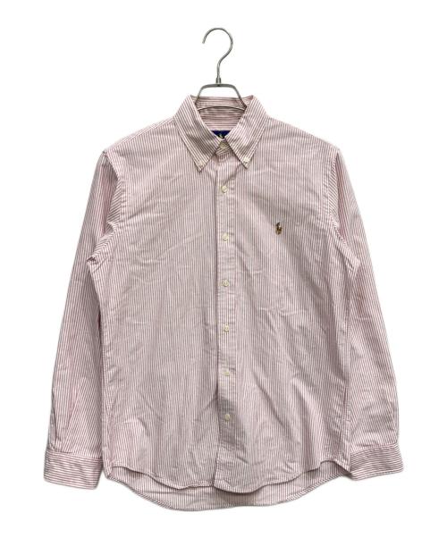 POLO RALPH LAUREN（ポロ・ラルフローレン）POLO RALPH LAUREN (ポロ・ラルフローレン) ボタンダウンストライプシャツ レッド サイズ:Sの古着・服飾アイテム