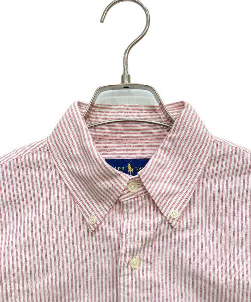 POLO RALPH LAUREN（ポロ・ラルフローレン）POLO RALPH LAUREN (ポロ・ラルフローレン) ボタンダウンストライプシャツ レッド サイズ:Sの古着・服飾アイテム