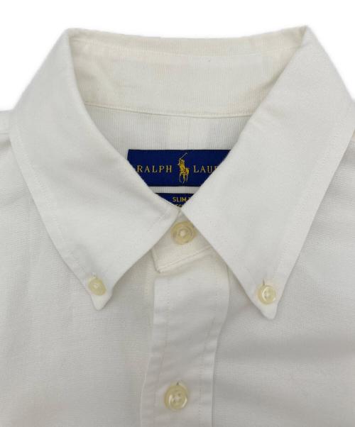 POLO RALPH LAUREN（ポロ・ラルフローレン）POLO RALPH LAUREN (ポロ・ラルフローレン) ボタンダウンシャツ ホワイト サイズ:Sの古着・服飾アイテム