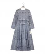 rirefeteリルフェテ）の古着「レースワンピース」｜パープル