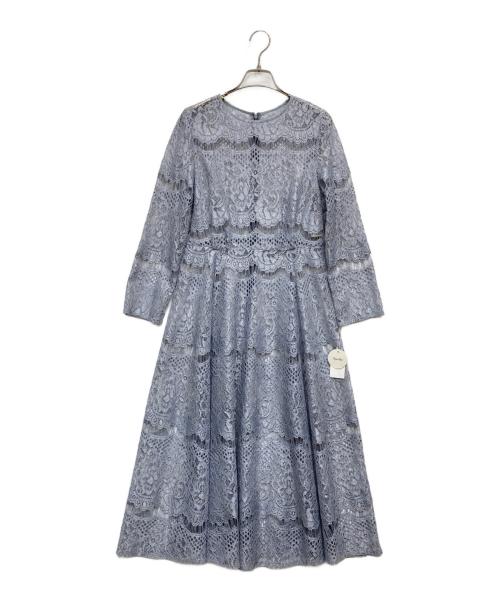 rirefete（リルフェテ）RireFete (リルフェテ) レースワンピース パープル サイズ:9の古着・服飾アイテム