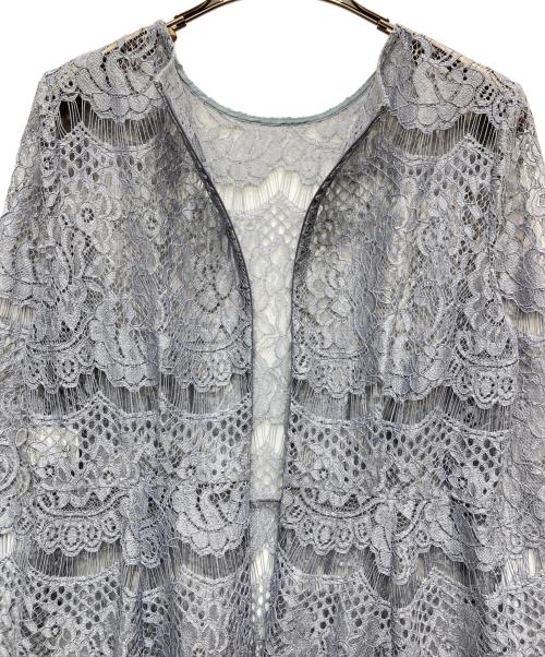 rirefete（リルフェテ）RireFete (リルフェテ) レースワンピース パープル サイズ:9の古着・服飾アイテム