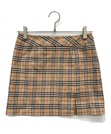 Burberry's（バーバリーズ）の古着「ミニスカート」｜ベージュ