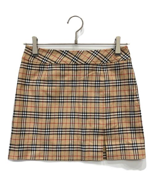 Burberry's（バーバリーズ）Burberry's (バーバリー) ミニスカート ベージュ サイズ:38の古着・服飾アイテム