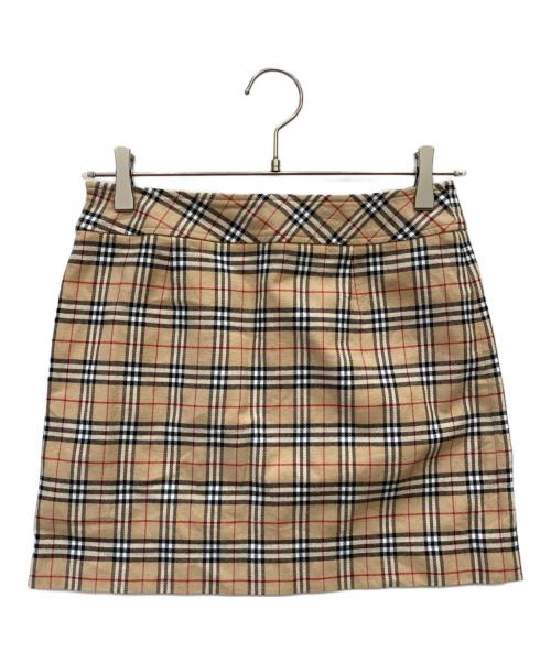 Burberry's（バーバリーズ）Burberry's (バーバリー) ミニスカート ベージュ サイズ:38の古着・服飾アイテム