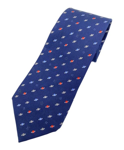 LOUIS VUITTON（ルイ ヴィトン）LOUIS VUITTON (ルイ ヴィトン) ネクタイ ネイビー サイズ:表示なしの古着・服飾アイテム