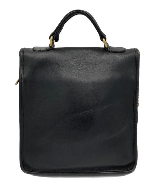 COACH（コーチ）COACH (コーチ) レザーハンドバッグ ブラックの古着・服飾アイテム