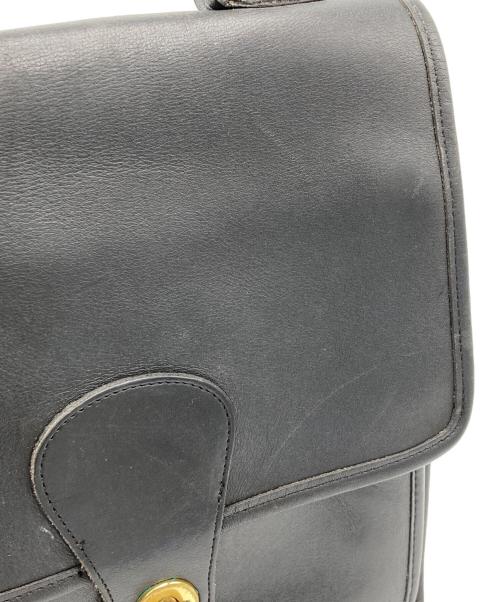 COACH（コーチ）COACH (コーチ) レザーハンドバッグ ブラックの古着・服飾アイテム