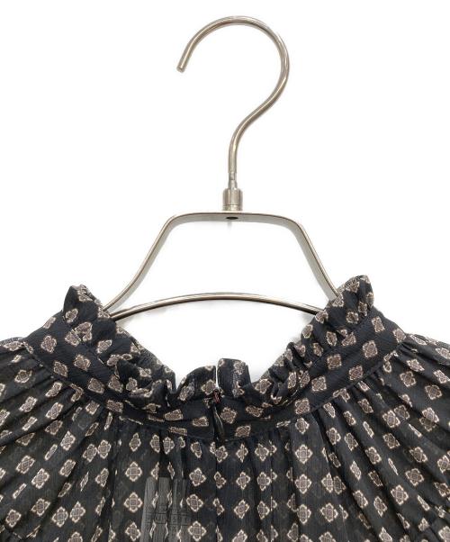 MACKINTOSH LONDON（マッキントッシュ ロンドン）MACKINTOSH LONDON (マッキントッシュ ロンドン) ロンバスプリントワンピース ブラック サイズ:38の古着・服飾アイテム