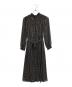 MACKINTOSH LONDON（マッキントッシュ ロンドン）の古着「ロンバスプリントワンピース」｜ブラック