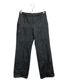 MACKINTOSH LONDON（マッキントッシュ ロンドン）の古着「ウォッシャブルウールスムースパンツ」｜ブラック