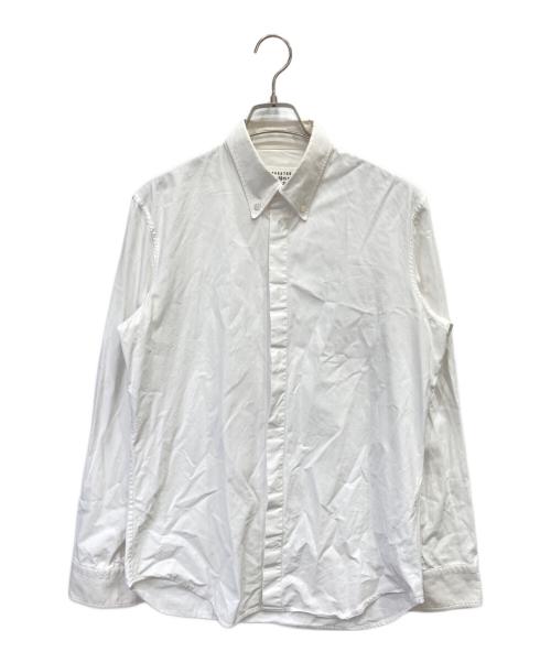 Maison Margiela（メゾンマルジェラ）Maison Margiela (メゾンマルジェラ) ボタンダウンシャツ ホワイト サイズ:40の古着・服飾アイテム