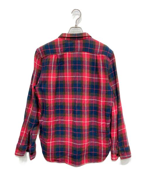 FIVE BROTHER（ファイブブラザー）FIVE BROTHER (ファイブブラザー) ネルシャツ レッド サイズ:Ⅼの古着・服飾アイテム