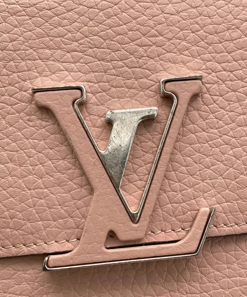 LOUIS VUITTON（ルイ ヴィトン）LOUIS VUITTON (ルイ ヴィトン) ポルトフォイユカプシーヌ ピンクの古着・服飾アイテム