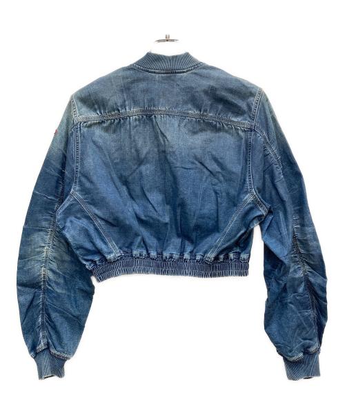 DIESEL（ディーゼル）DIESEL (ディーゼル) De-Khlo-S Track デニムボンバージャケット インディゴ サイズ:xsの古着・服飾アイテム