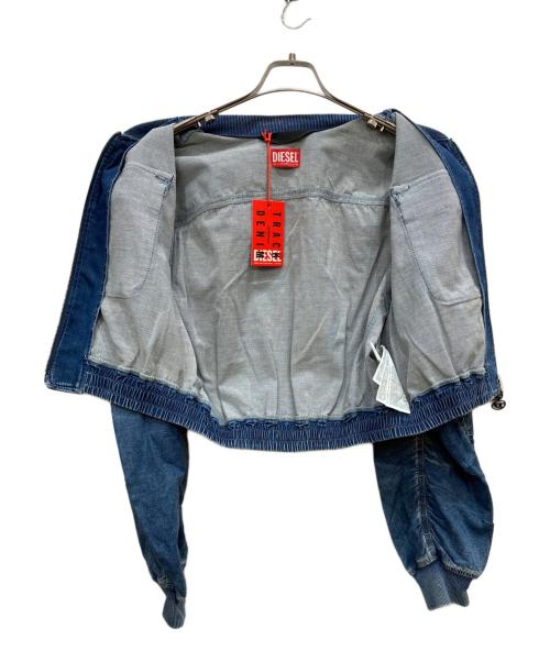 DIESEL（ディーゼル）DIESEL (ディーゼル) De-Khlo-S Track デニムボンバージャケット インディゴ サイズ:xsの古着・服飾アイテム