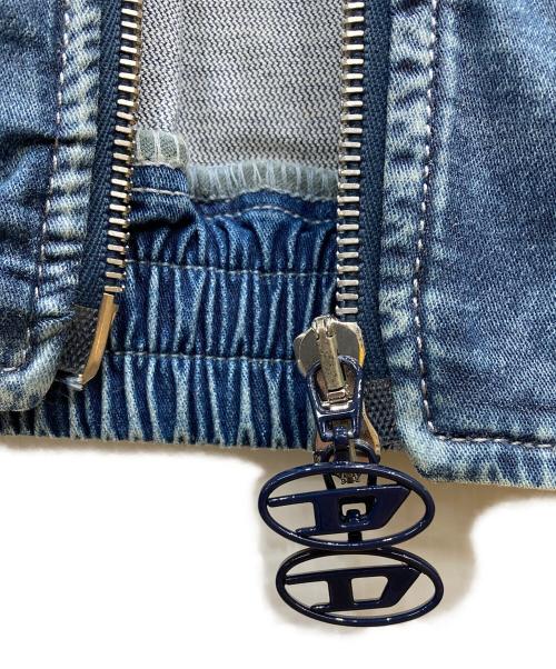 DIESEL（ディーゼル）DIESEL (ディーゼル) De-Khlo-S Track デニムボンバージャケット インディゴ サイズ:xsの古着・服飾アイテム