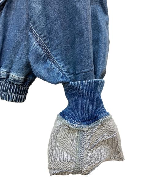 DIESEL（ディーゼル）DIESEL (ディーゼル) De-Khlo-S Track デニムボンバージャケット インディゴ サイズ:xsの古着・服飾アイテム