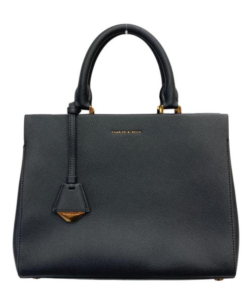 CHARLES & KEITH（チャールズアンドキース）CHARLES & KEITH (チャールズアンドキース) ハンドバッグ ブラックの古着・服飾アイテム