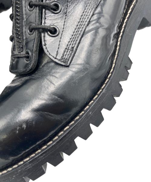 CHIPPEWA（チペワ）CHIPPEWA (チペワ) センタージップレザーブーツ ブラック サイズ:8Dの古着・服飾アイテム