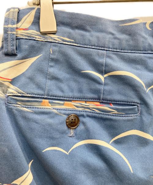 POLO RALPH LAUREN（ポロ・ラルフローレン）POLO RALPH LAUREN (ポロ・ラルフローレン) 総柄ハーフパンツ ブルー サイズ:28の古着・服飾アイテム