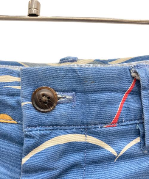 POLO RALPH LAUREN（ポロ・ラルフローレン）POLO RALPH LAUREN (ポロ・ラルフローレン) 総柄ハーフパンツ ブルー サイズ:28の古着・服飾アイテム