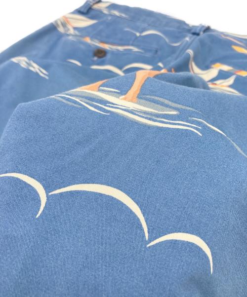 POLO RALPH LAUREN（ポロ・ラルフローレン）POLO RALPH LAUREN (ポロ・ラルフローレン) 総柄ハーフパンツ ブルー サイズ:28の古着・服飾アイテム